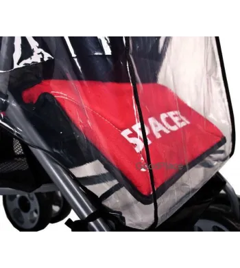 CARETERO folia przeciwdeszczowa na wózek spacerowy