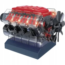 Dumel Naukowiec Składanie Silnika Spalinowego Wiky StemnexV8