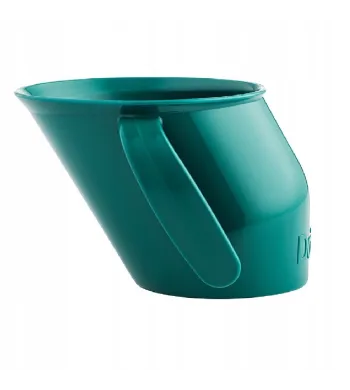 DOIDY CUP KUBEK KRZYWY POCHYŁY KUBECZEK DO NAUKI PICIA  200ml  szmaragdowy