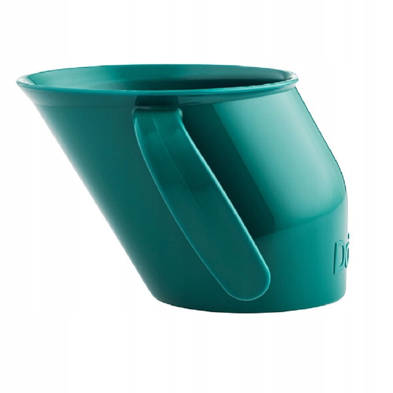 DOIDY CUP KUBEK KRZYWY POCHYŁY KUBECZEK DO NAUKI PICIA  200ml  szmaragdowy