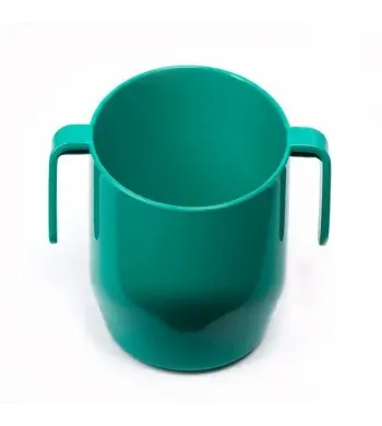 DOIDY CUP KUBEK KRZYWY POCHYŁY KUBECZEK DO NAUKI PICIA  200ml  szmaragdowy