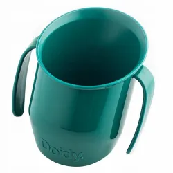 DOIDY CUP KUBEK KRZYWY POCHYŁY KUBECZEK DO NAUKI PICIA  200ml  szmaragdowy