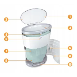 Korbell Pojemnik na zużyte pieluchy 26L