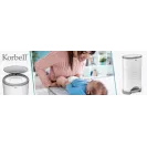 Korbell Pojemnik na zużyte pieluchy 9L biały