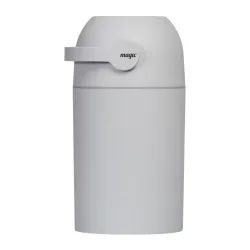 Kosz na zużyte pieluchy Magic Majestic - szary (na 25 pieluch)