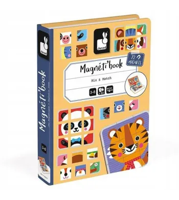 Magnetibook Janod Magnetyczna Układanka puzzle zwierzęta