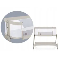 Łóżko dla Dzieci LUNA w Kolorze Beżowym - Komfort i Styl dla Malucha Łóżko dla Dzieci LUNA w Kolorze Beżowym - Komfort i Styl dla Malucha