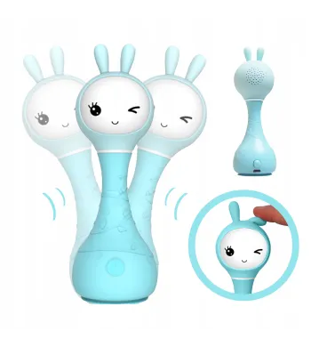 Alilo Króliczek smarty bunny grzechotka niebieski