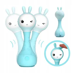 Alilo Króliczek smarty bunny grzechotka niebieski