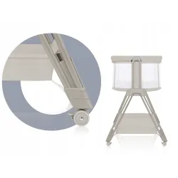 Łóżko dla Dzieci LUNA w Kolorze Beżowym - Komfort i Styl dla Malucha Łóżko dla Dzieci LUNA w Kolorze Beżowym - Komfort i Styl dla Malucha