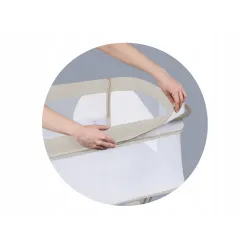 Łóżko dla Dzieci LUNA w Kolorze Beżowym - Komfort i Styl dla Malucha Łóżko dla Dzieci LUNA w Kolorze Beżowym - Komfort i Styl dla Malucha