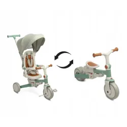 Toyz by Caretero Faro 3w1 rowerek trójkołowy spacerowy biegowy Green
