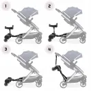 Dostawka do wózka MRBUGGY 2GO z regulowanym siedziskiem uniwersalna