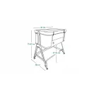 Łóżko dla Dzieci LUNA w Kolorze Beżowym - Komfort i Styl dla Malucha