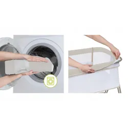 Łóżko dla Dzieci LUNA w Kolorze Beżowym - Komfort i Styl dla Malucha Łóżko dla Dzieci LUNA w Kolorze Beżowym - Komfort i Styl dla Malucha