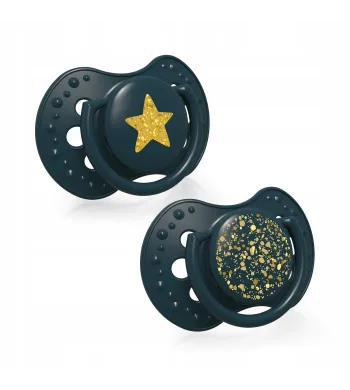 Lovi Smoczek uspokajający 3-6m 2szt 22/893 green