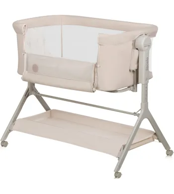 Lionelo Leonie Plus beige — dostawka, kołyska, łóżeczko
