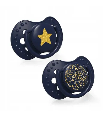 Lovi Smoczek silikonowy dynamiczny 6-18m 22/894 stardust bl