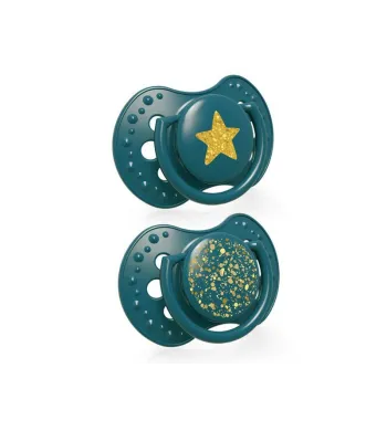 Lovi Smoczek silikonowy dynamiczny 6-18m 22/894 stardust gr