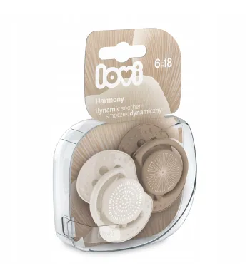 Lovi Smoczek silikonowy dynamiczny 6-18m 22/907 Harmony