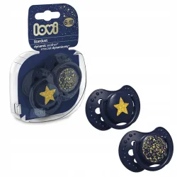 Lovi Smoczek silikonowy dynamiczny 6-18m 22/894 stardust bl