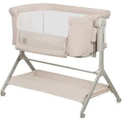 Lionelo Leonie Plus beige — dostawka, kołyska, łóżeczko Lionelo Leonie Plus beige — dostawka, kołyska, łóżeczko