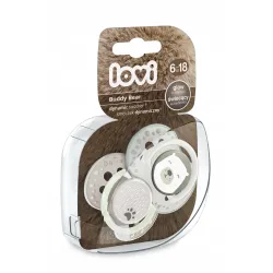 Lovi Smoczek silikonowy dynamiczny 6-18m 22/865 bud bear