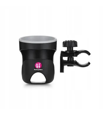 Elegancki uchwyt na kubek Petite&Mars w kolorze czarnym