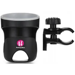 Elegancki uchwyt na kubek Petite&Mars w kolorze czarnym