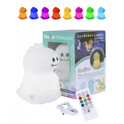 Lampka NOCNA SILIKONOWA ŚWIETLACZEK dla dzieci MesMed DINUŚ