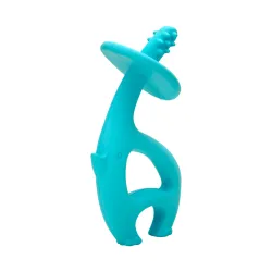 Gryzak ortodontyczny Mombella silikon niebieski