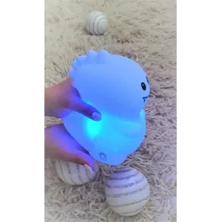Lampka NOCNA SILIKONOWA ŚWIETLACZEK dla dzieci MesMed DINUŚ