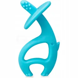 Gryzak ortodontyczny Mombella silikon niebieski