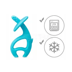 Gryzak ortodontyczny Mombella silikon niebieski