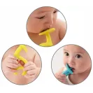 Gryzak ortodontyczny Mombella silikon niebieski