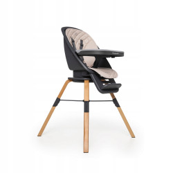 MUUVO Choc 2 OBROTOWE KRZESEŁKO DO KARMIENIA Beige