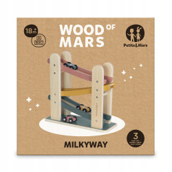 PETITE&MARS DREWNIANA ZABAWKA ZJEŻDŻALNIA – TOR MILKY WAY WOOD OF MARS BLUE