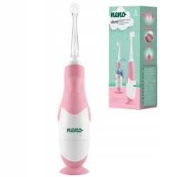 Elektroniczna szczoteczka dziecięca soniczna higiena różowa NENO DENTI