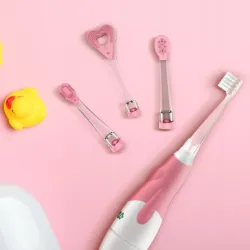 Elektroniczna szczoteczka dziecięca soniczna higiena różowa NENO DENTI