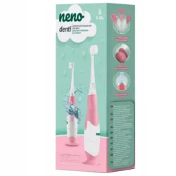 Elektroniczna szczoteczka dziecięca soniczna higiena różowa NENO DENTI