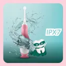 Elektroniczna szczoteczka dziecięca soniczna higiena różowa NENO DENTI