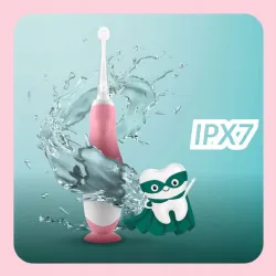 Elektroniczna szczoteczka dziecięca soniczna higiena różowa NENO DENTI