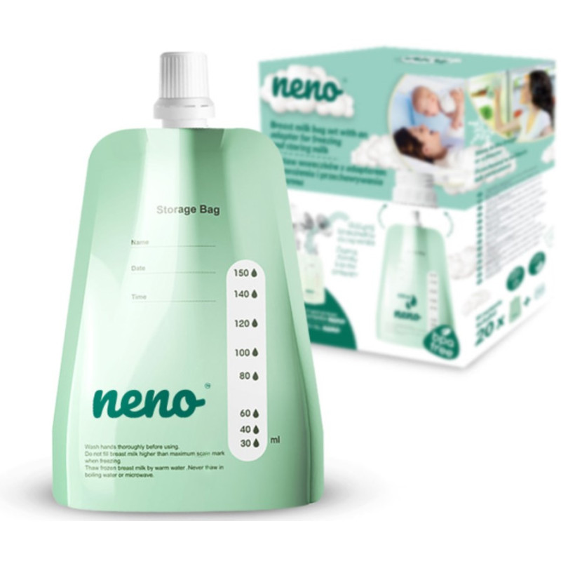 NENO ORYGINALNE WORECZKI DO MROŻENIA POKARMU + ADAPTER 20 sztuk