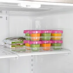 OXO Tot Pojemniki do Zamrażania Żywności Pink 6 szt OXO Tot Pojemniki do Zamrażania Żywności Pink 6 szt