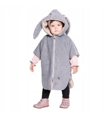 Patulove - Ponczo dla dzieci samochodowe Funny Bunny Beige S