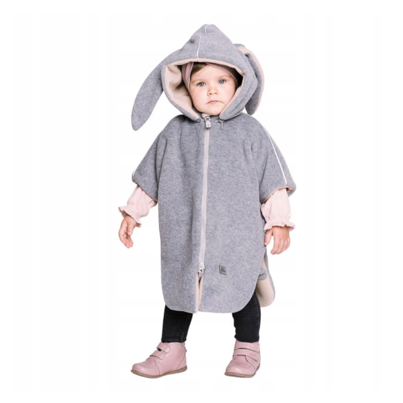 Patulove - Ponczo dla dzieci samochodowe Funny Bunny Beige S