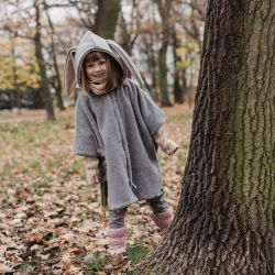 Patulove - Ponczo dla dzieci samochodowe Funny Bunny Beige S