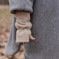 Patulove - Ponczo dla dzieci samochodowe Funny Bunny Beige S