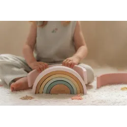 LITTLE DUTCH Drewniana Tęcza do układania Fairy Garden LD7337