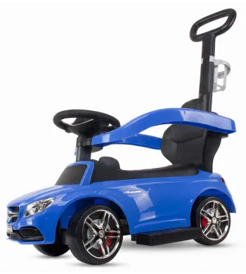 Jeździk dla dziecka pchacz Mercedes AMG C36 COUPE niebieski
